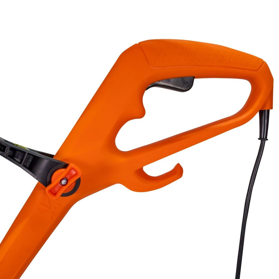 Trimmer electric Ruris TE400, putere 400 W, motor electric, lățime tăiere 22 cm, cap tăietor cu fir